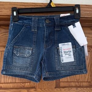 Wallflower Dark Blue Denim Shorts